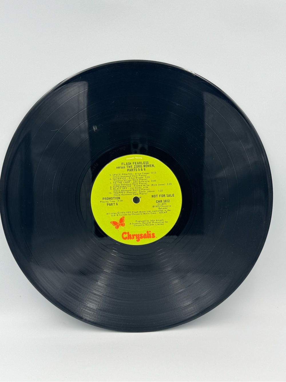 1975 Flash Fearless Zorg Women Promo LP Alice Cooper Chrysalis CHR 1072 - Picture 4 of 15
